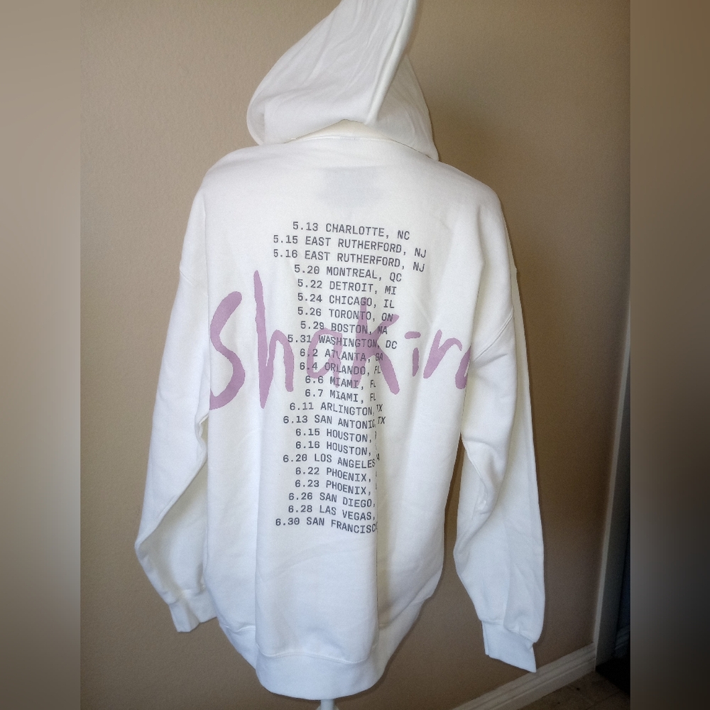 Shakira Concert Zip Up Hoodie